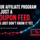 Affiliate Coupon Leakage
